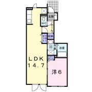 メゾンドソレイユの間取り画像