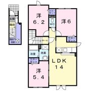メゾンドソレイユの間取り画像