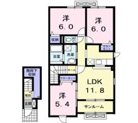 トレスメーラDの間取り画像