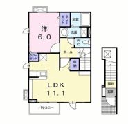 フルールの間取り画像