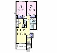 ガーデン ハウス 緑丘Dの間取り画像