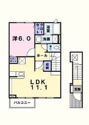 ブリーズタウン柏 Ⅱの間取り画像