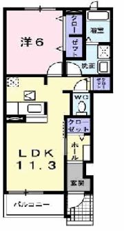 カーサ リベーラの間取り画像