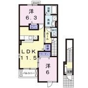 グランド－ルET Fの間取り画像