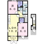 夢ハイツマツダⅠの間取り画像