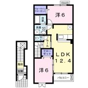 エレガンシアⅣの間取り画像