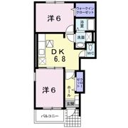 サニーブライト Aの間取り画像