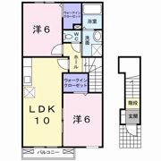 サニーブライト Bの間取り画像