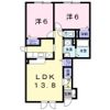 メゾンジュネスの間取り画像