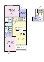 サンリット メロウの間取り画像
