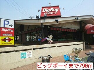 近くの飲食店まで790m（徒歩10分）
