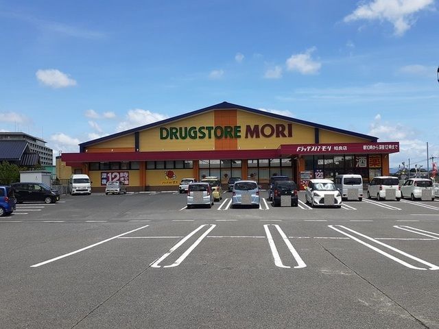 近くのドラッグストアモリ姶良店まで450m（徒歩6分）