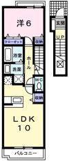 franc．K Ⅱの間取り画像