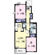 パッシオーネの間取り画像