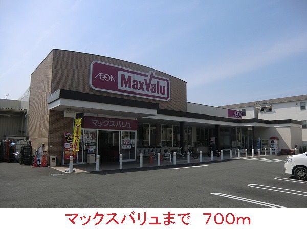 近くのマックスバリュまで700m（徒歩9分）