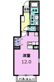 カーサエスパシオの間取り画像