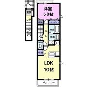 カーサエスパシオの間取り画像