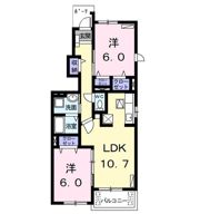 ベラージオAの間取り画像