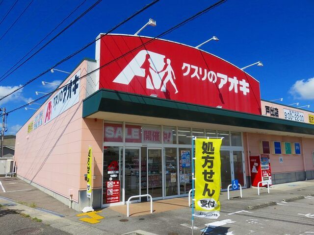 近くのクスリのアオキまで450m(徒歩6分)