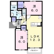 エスペランサ西町の間取り画像