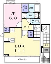 アパショナードの間取り画像