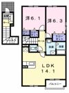 ピクシー・ラビット Aの間取り画像