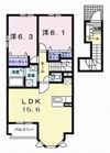 ピクシー・ラビット Aの間取り画像