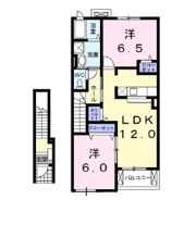 ジェルメ Bの間取り画像