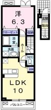 グラン ブルⅡの間取り画像