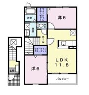 M．Kマンション Ⅷの間取り画像