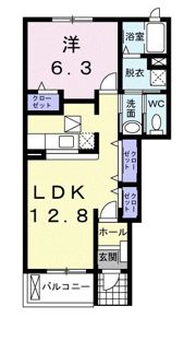 クラールの間取り画像