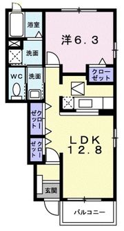 クラールの間取り画像
