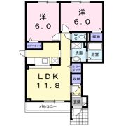 Leaf PlazaⅡの間取り画像