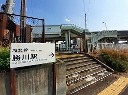 近くの城北線勝川駅まで450m(徒歩6分)