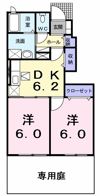 ビッグ シャトーBの間取り画像