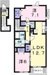 クラッセ弐番館の間取り画像