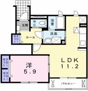 クラッセ参番館の間取り画像