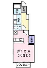 ベル フィオーレ Ⅱの間取り画像