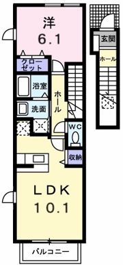 ベル フィオーレ Ⅱの間取り画像