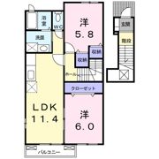 スプリングヴィラDの間取り画像