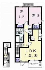 カーサフェリーチェ Ⅰの間取り画像