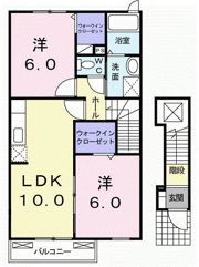 メルシーAの間取り画像