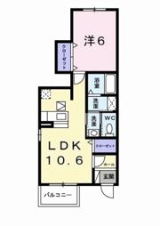 ソレイユAの間取り画像