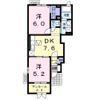 フィオレンテBの間取り画像