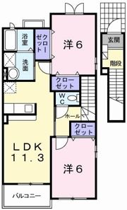 グランド F Ⅱの間取り画像