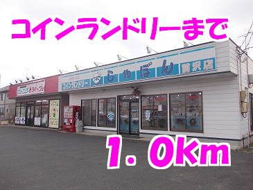 近くのコインランドリーまで1,000m（徒歩13分）