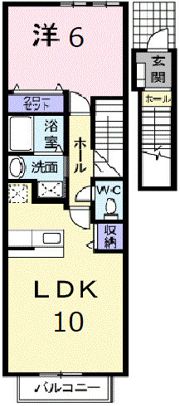 South中山 Ⅰ番館の間取り画像