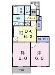 デル ソ－レAの間取り画像