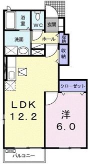 メロウ アヴェニューBの間取り画像