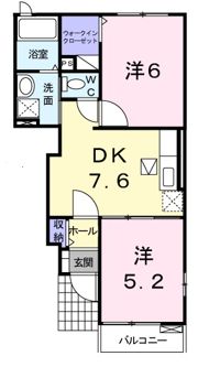 メロウ アヴェニューCの間取り画像